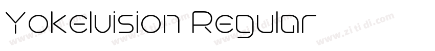 Yokelvision Regular字体转换 Yokelvision Regular字体转换